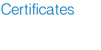 Certificates